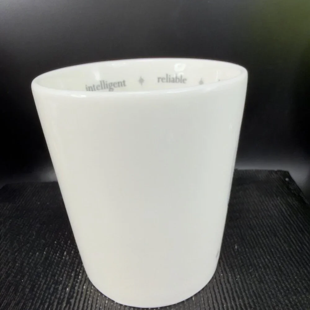 Williams Sonoma Rory Dobner Zodiac Porcelain Mug Cup Virgo White Horoscope